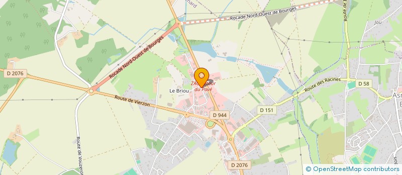 localisation de l'entreprise FROID THERMO SERVICES CENTRE à SAINT-DOULCHARD