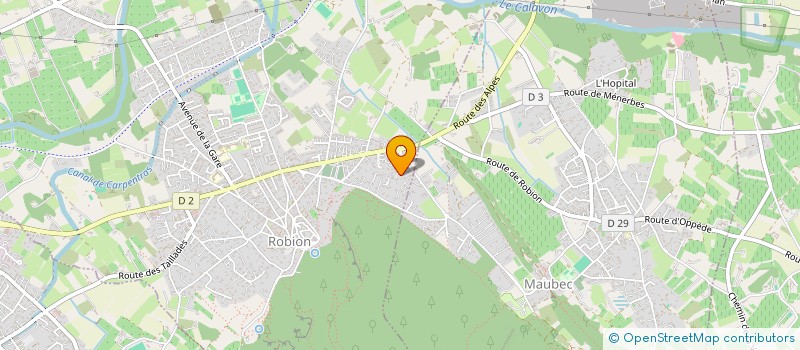 localisation de l'entreprise FROID VILLONI  ROBION