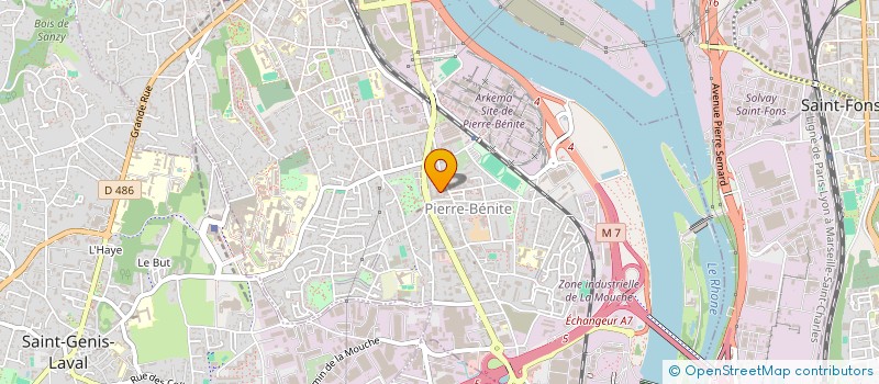 localisation de l'entreprise FROIDECONCHE  OULLINS-PIERRE-BENITE