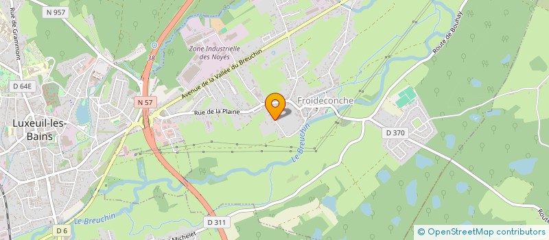 localisation de l'entreprise FROIDECONCHE DETENTE  FROIDECONCHE