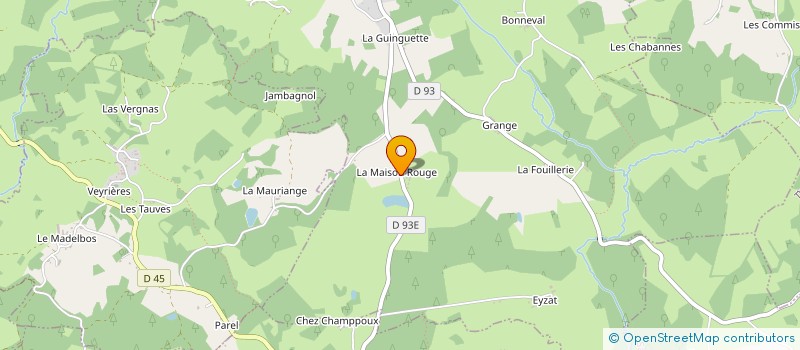 localisation de l'entreprise FROIDEMAISON  SAINT-ETIENNE-AUX-CLOS