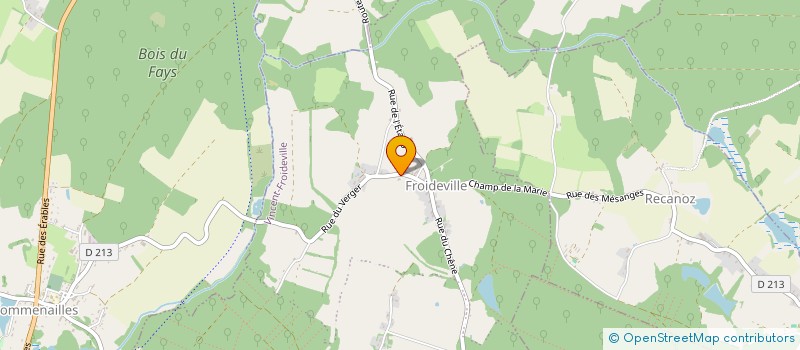 localisation de l'entreprise FROIDEVILLE  VINCENT-FROIDEVILLE