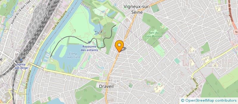 localisation de l'entreprise FROIDF à DRAVEIL