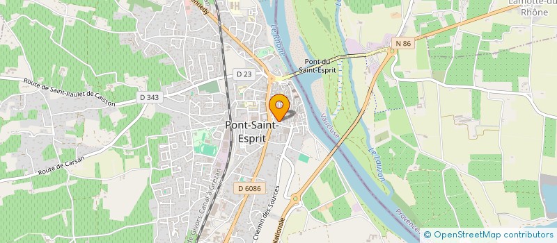 localisation de l'entreprise FROIDFINANCE  PONT ST ESPRIT