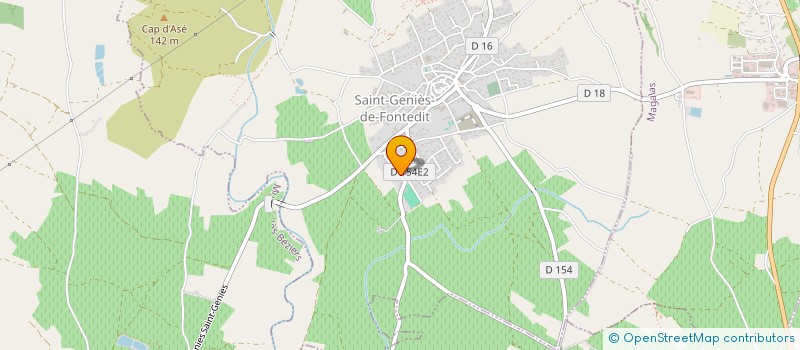 localisation de l'entreprise FROIDVICLIM à SAINT-GENIES-DE-FONTEDIT
