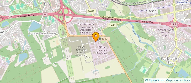 localisation de l'entreprise FROILABO à COLLEGIEN