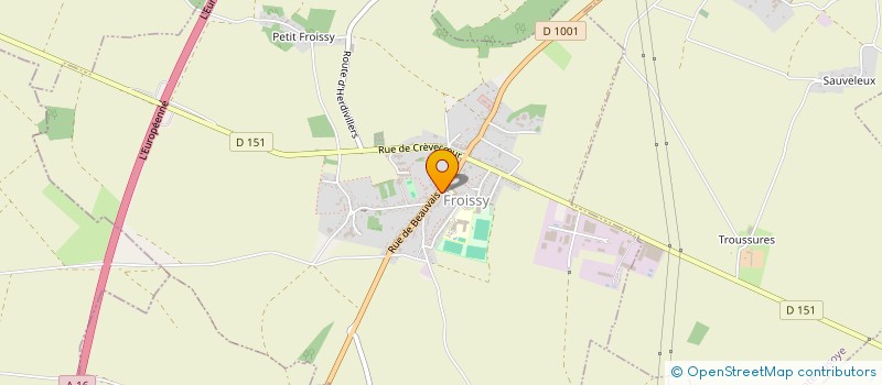 localisation de l'entreprise FROISSYDIS  FROISSY