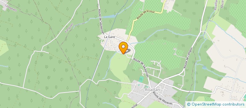 localisation de l'entreprise FROJOC  ROAILLAN
