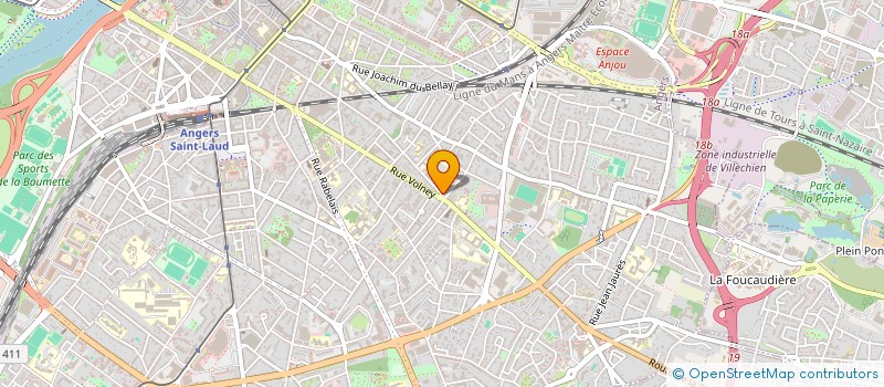 localisation de l'entreprise FROMAD à ANGERS