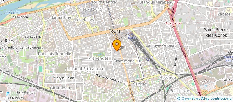 localisation de l'entreprise FROMAFRAIS à TOURS