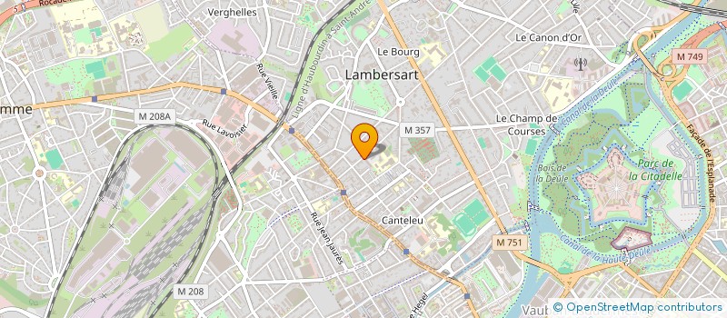 localisation de l'entreprise FROMAGE DES DELICES à LAMBERSART