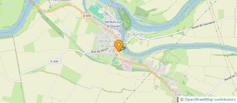 localisation de l'entreprise FROMAGE ET BEURRE à VERDUN-SUR-LE-DOUBS