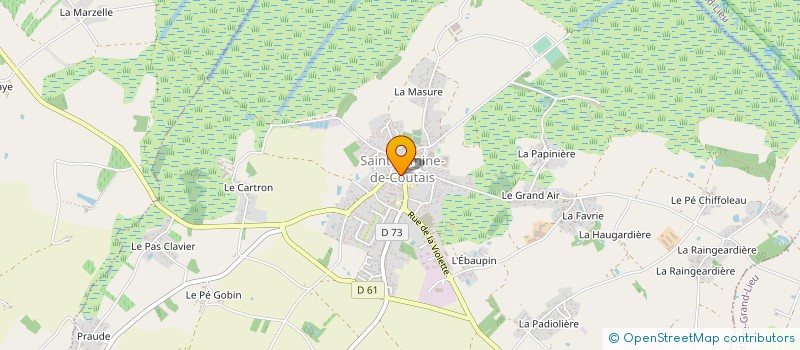 localisation de l'entreprise FROMAGEAU  CHAUMES-EN-RETZ