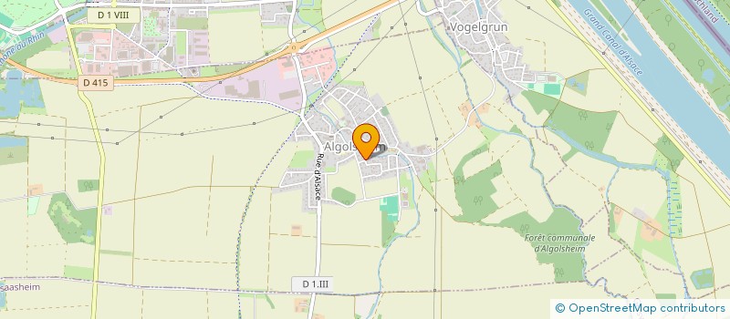 localisation de l'entreprise FROMAGER DU RHIN SARL  ALGOLSHEIM