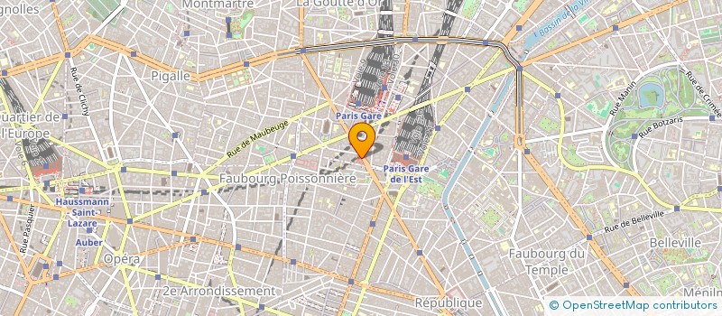 localisation de l'entreprise FROMAGER GAUTIER  PARIS