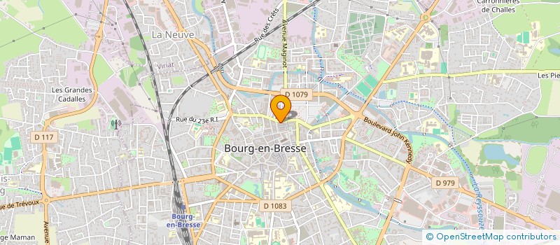 localisation de l'entreprise FROMAGERIE 3J à BOURG-EN-BRESSE