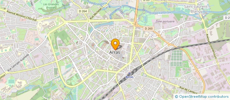 localisation de l'entreprise FROMAGERIE ARRAGEOISE à ARRAS