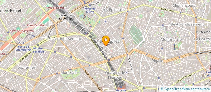 localisation de l'entreprise FROMAGERIE BATIGNOLLES COURCELLES  PARIS