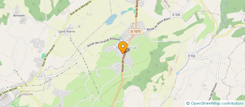 localisation de l'entreprise FROMAGERIE BEAUDE  MONTFERRAT