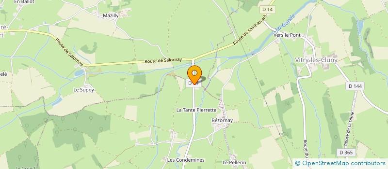 localisation de l'entreprise FROMAGERIE BERNARD à SAINT-VINCENT-DES-PRES