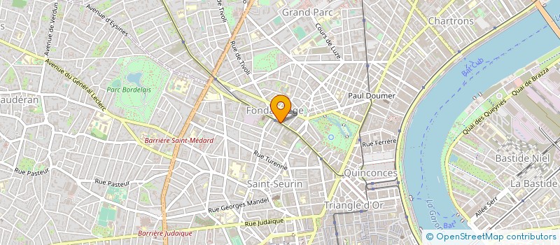 localisation de l'entreprise FROMAGERIE CLEMENTINE NADOR à BORDEAUX