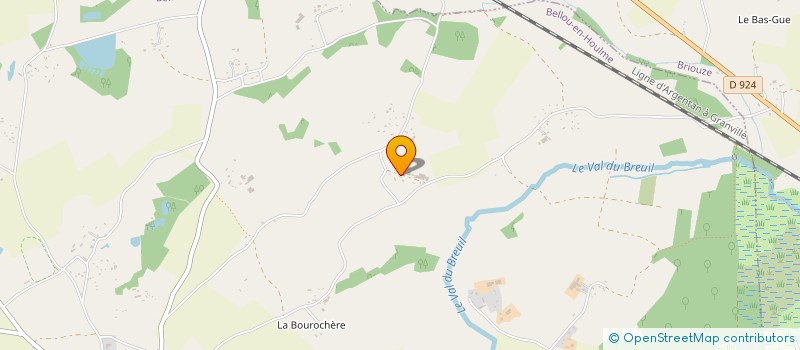 localisation de l'entreprise FROMAGERIE CONSTANTIN DEPARIS à BELLOU-EN-HOULME