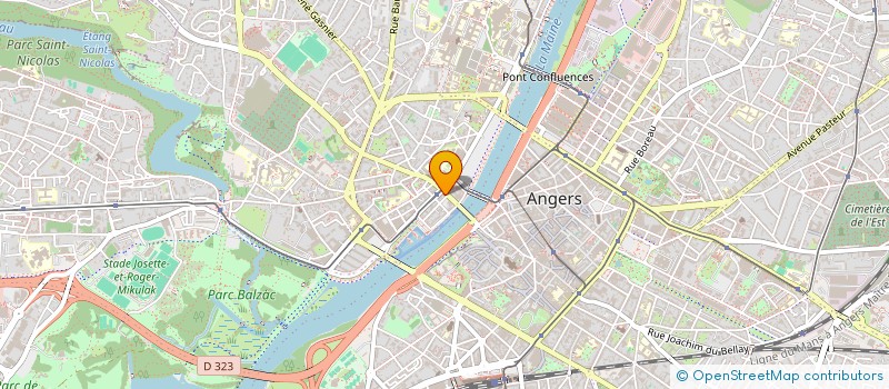 localisation de l'entreprise FROMAGERIE CREME ANGERS à ANGERS