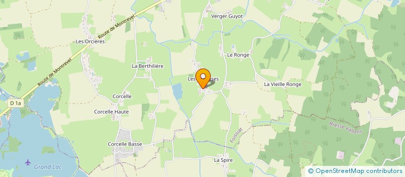 localisation de l'entreprise FROMAGERIE CREMERIE COMAS  FOISSIAT