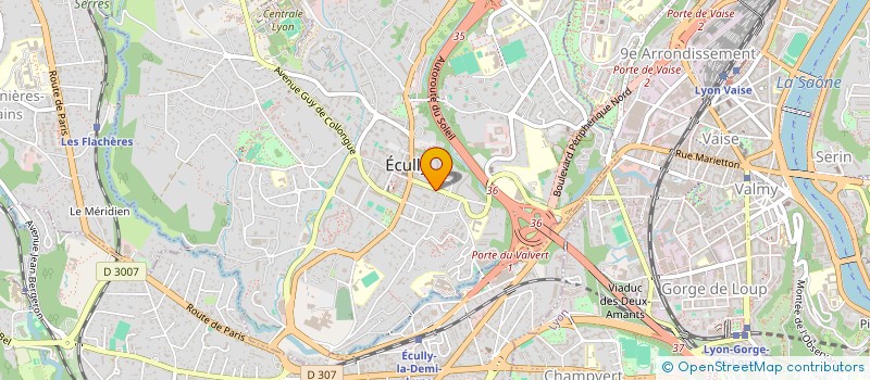 localisation de l'entreprise FROMAGERIE DAGONET à ECULLY