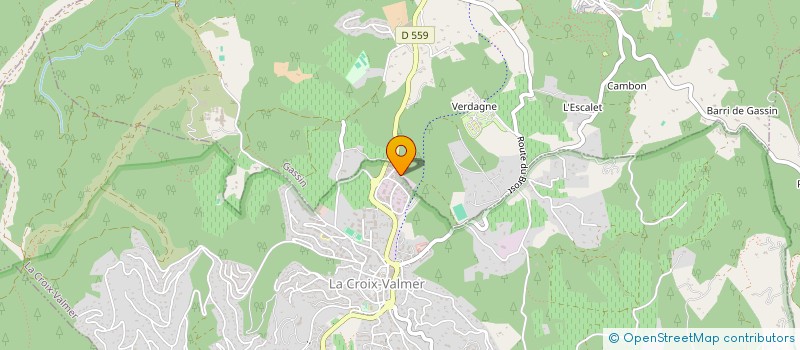 localisation de l'entreprise FROMAGERIE DAUPHINOISE à LA CROIX-VALMER