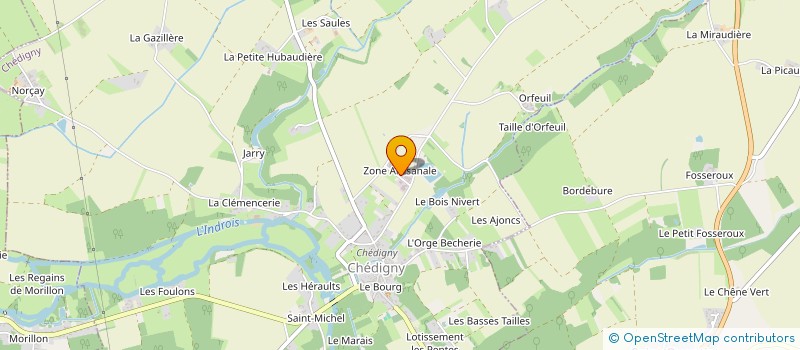 localisation de l'entreprise FROMAGERIE DE FIERBOIS à CHEDIGNY