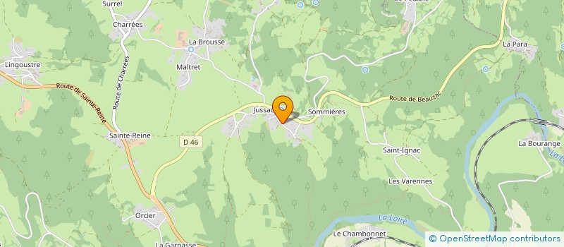 localisation de l'entreprise FROMAGERIE DE JUSSAC à RETOURNAC