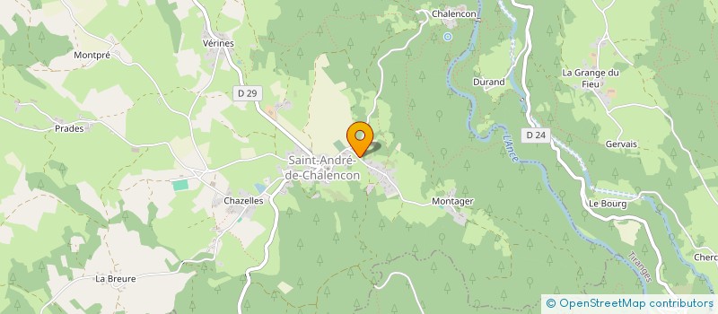 localisation de l'entreprise FROMAGERIE DE JUSSAC  RETOURNAC