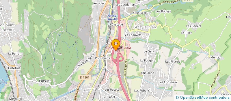 localisation de l'entreprise FROMAGERIE DE L'EPINE  GRESY-SUR-AIX