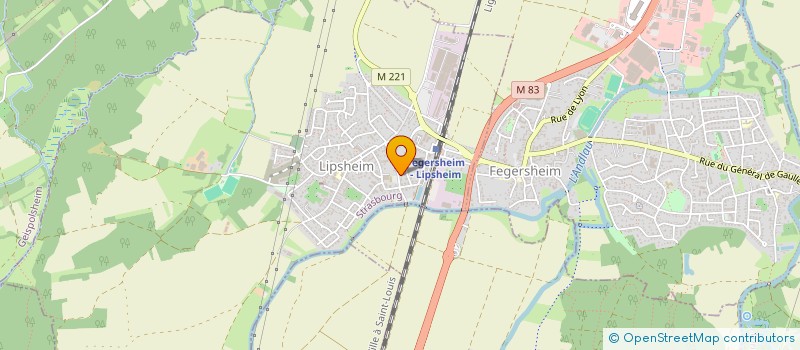 localisation de l'entreprise FROMAGERIE DE L'EST  LIPSHEIM