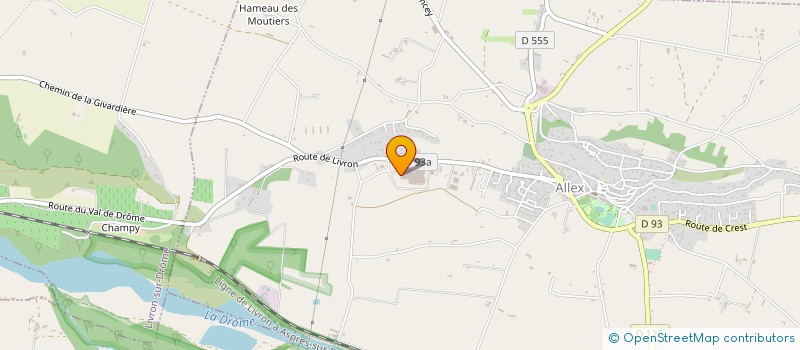 localisation de l'entreprise FROMAGERIE DE LA DROME à AOUSTE-SUR-SYE