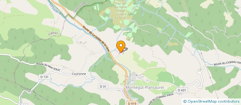 localisation de l'entreprise FROMAGERIE DE LA SESTIERE à MONTEGUT-PLANTAUREL