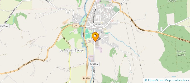 localisation de l'entreprise FROMAGERIE DE LIVAROT  LIVAROT-PAYS-D'AUGE