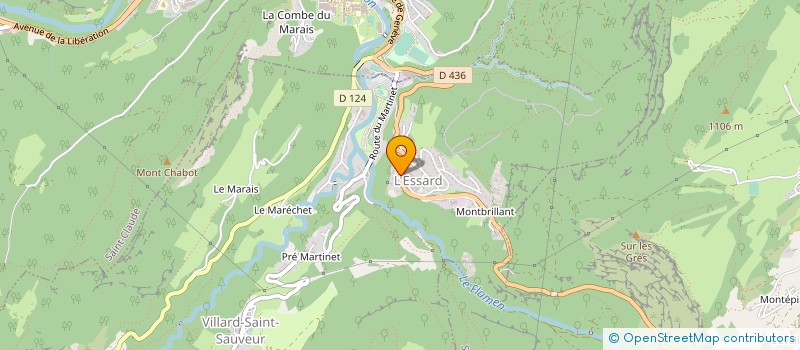 localisation de l'entreprise FROMAGERIE DE MONTBRILLANT à VILLARD-SAINT-SAUVEUR