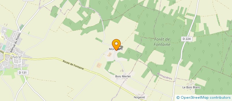 localisation de l'entreprise FROMAGERIE DE MORTAFOND  NERE