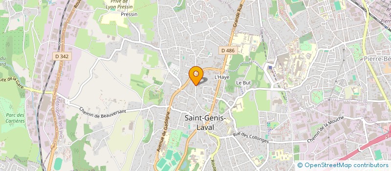 localisation de l'entreprise FROMAGERIE DES FRERES LUMIERE à SAINT-GENIS-LAVAL
