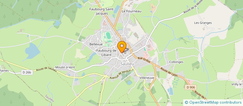 localisation de l'entreprise FROMAGERIE DES SETTONS à SAULIEU