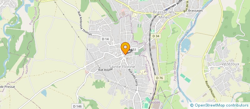 localisation de l'entreprise FROMAGERIE DU BASSIN  SAINTE-FLORINE