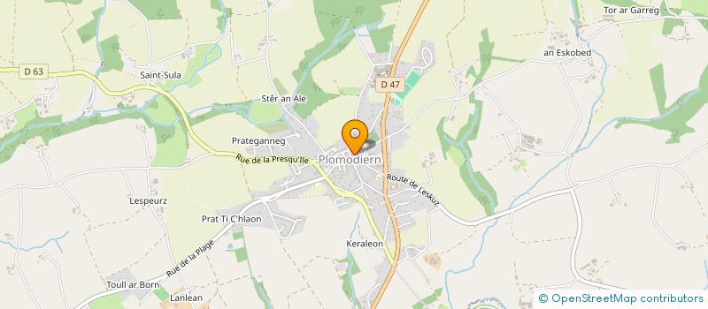 localisation de l'entreprise FROMAGERIE DU MENEZ-HOM  SAINT-NIC