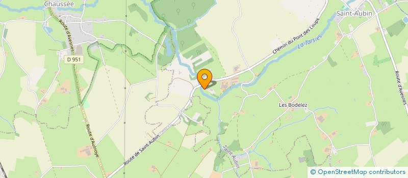 localisation de l'entreprise FROMAGERIE DU PONT DES LOUPS  SAINT-AUBIN