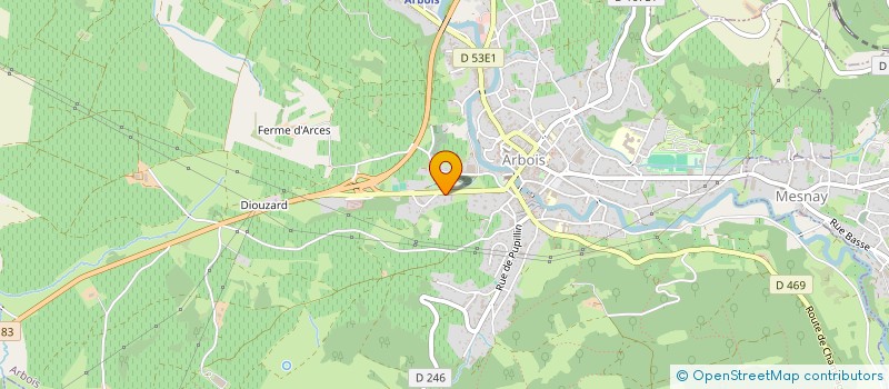 localisation de l'entreprise FROMAGERIE DU VAL DE LOUE à GRANGE-DE-VAIVRE