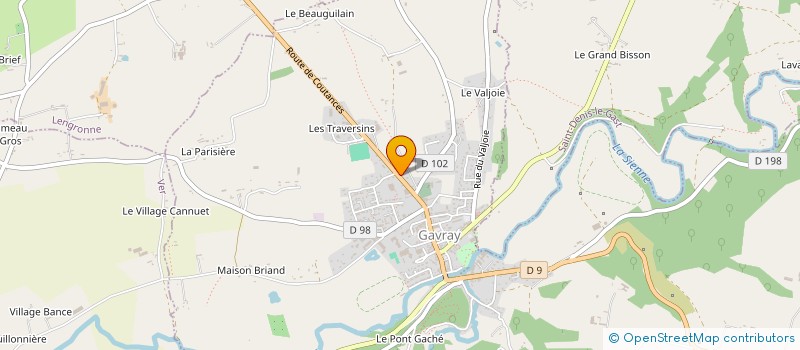 localisation de l'entreprise FROMAGERIE DU VAL DE SIENNE à GAVRAY-SUR-SIENNE