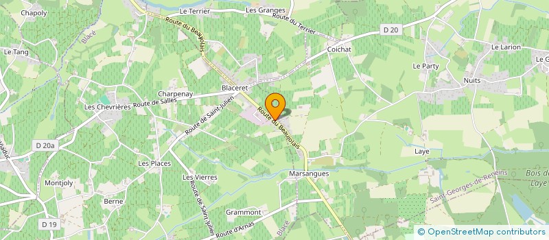 localisation de l'entreprise FROMAGERIE DUFOUR  BLACE