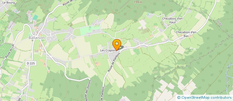 localisation de l'entreprise FROMAGERIE DUPARC à SCIEZ