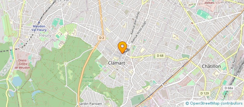 localisation de l'entreprise FROMAGERIE FONTAINE à CLAMART